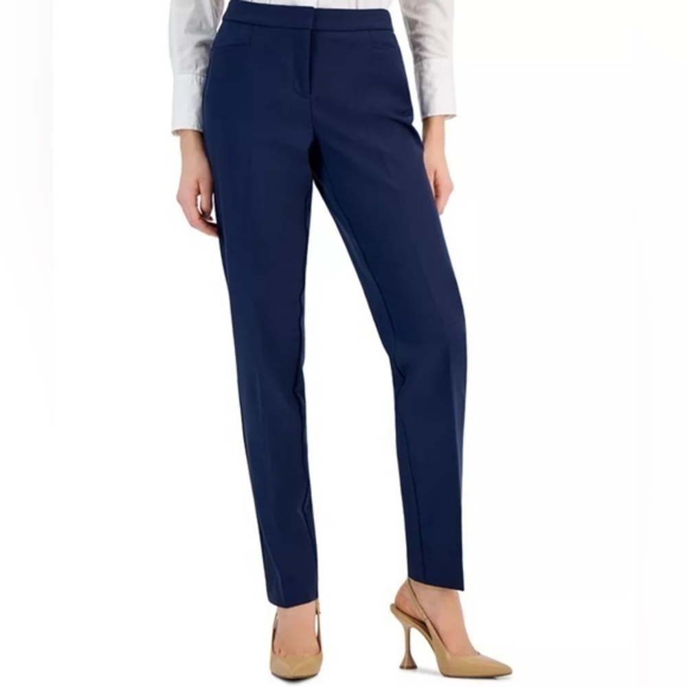 NWT INC Women’s 6 Short Straight Leg Trouser Dress Pants Office Mid Rise 6S